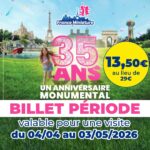 France miniature billet période billetterie tarif réduit apace loisirs