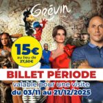 Billet periode musee grevin novembre 2025 apace loisirs