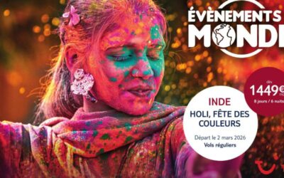 INDE : Holi, fête des couleurs – Départ le 02/03/2026