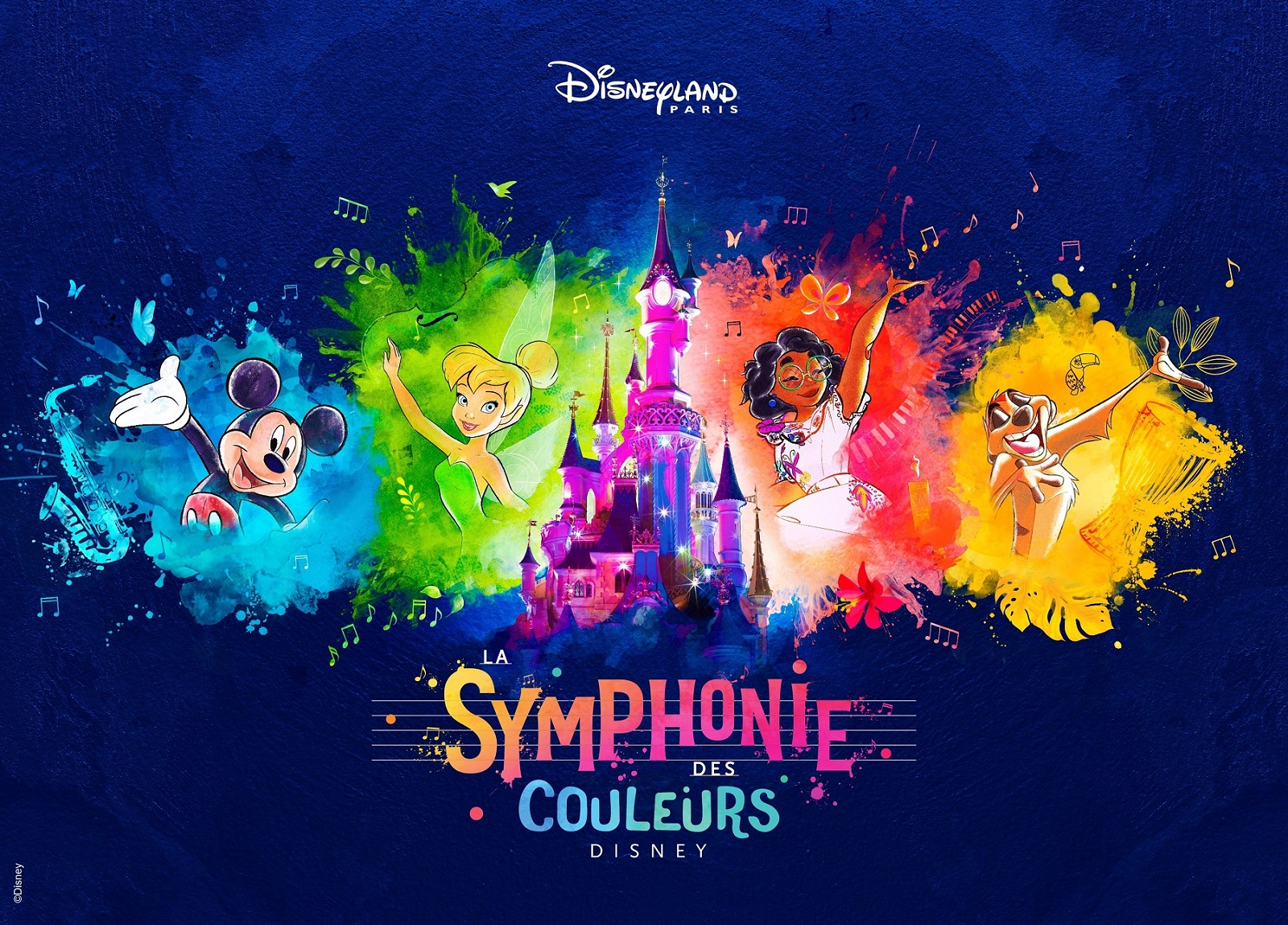 La symphonie des couleurs nouvelle attraction 2024 à Disneyland Paris avec la billetterie apace loisirs