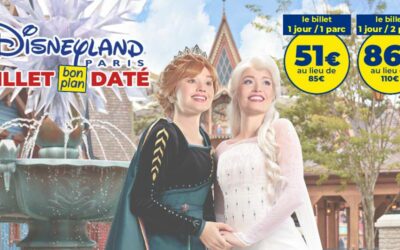 NOUVELLES DATES de disponibles pour les billets BON PLAN Disneyland Paris !
