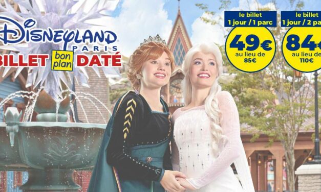[NOUVEAU] Les billets BON PLAN Disneyland Paris sont disponibles !