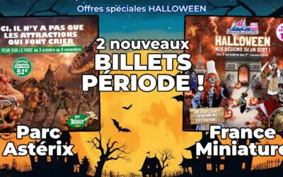 Les billets période HALLOWEEN sont de retour !