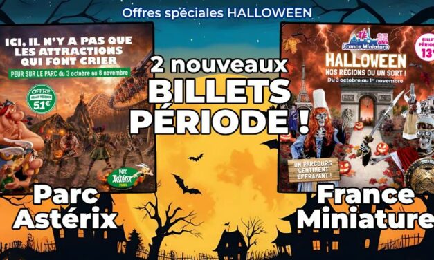 Les billets période HALLOWEEN sont de retour !