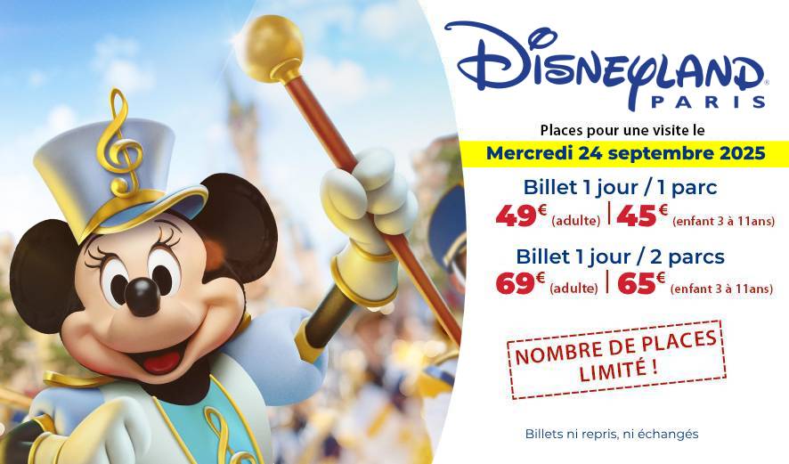 billet période disneyland paris 24 septembre 2025