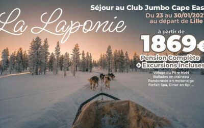 SUÈDE – Séjour en Laponie en janvier 2027