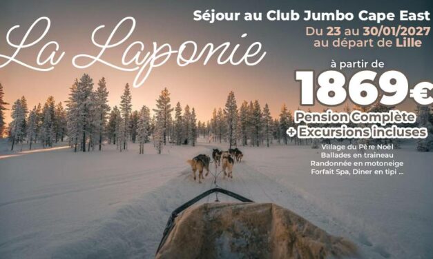 SUÈDE – Séjour en Laponie en janvier 2027