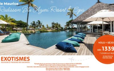 ILE MAURICE – Séjour au Radisson Blu Azuri Resort & Spa – Juin 2026