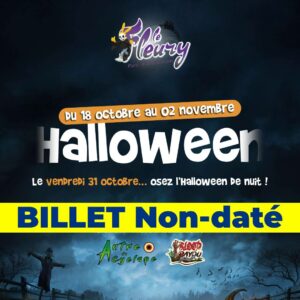 billet Le Fleury apace loisirs halloween 2025