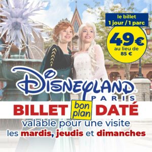 billet bon plan daté disney halloween 2026 49 euros