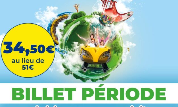 [BILLET PÉRIODE] Bellewaerde Park – E-Billet pour une visite du 04/04 au 10/05/2026