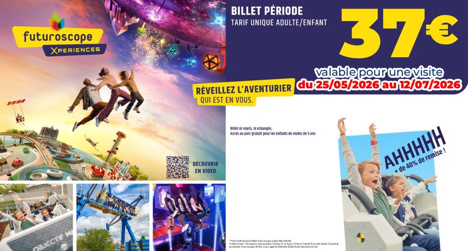 billet periode furutoscope été 2026 apace loisirs