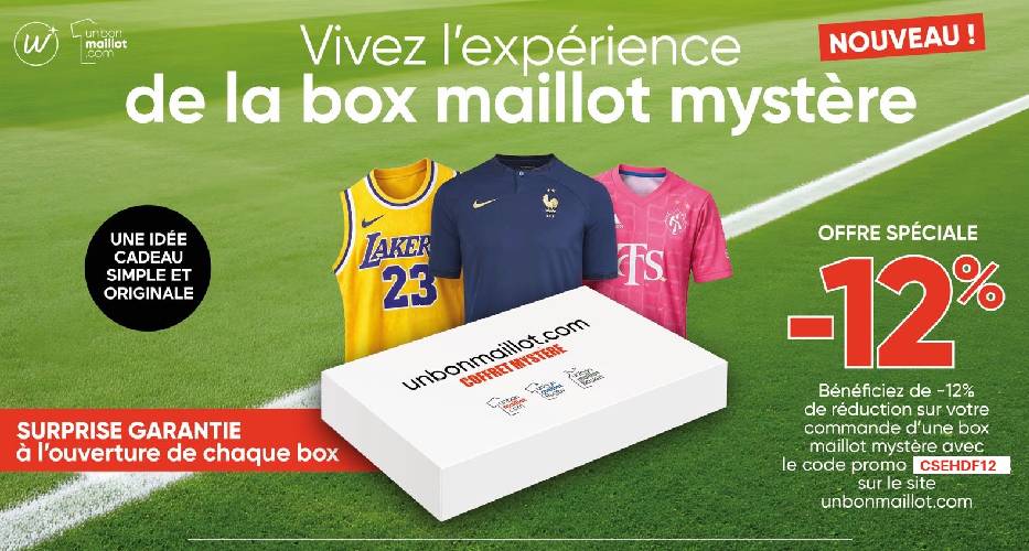 box maillot mystere wonderbox foot basket apace loisirs