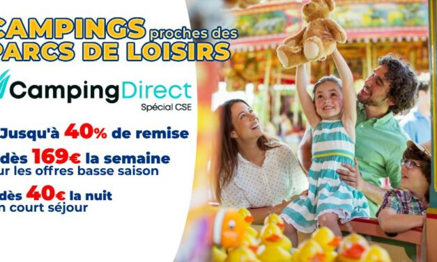 Trouvez votre camping proche des Parcs de Loisirs avec Camping Direct !