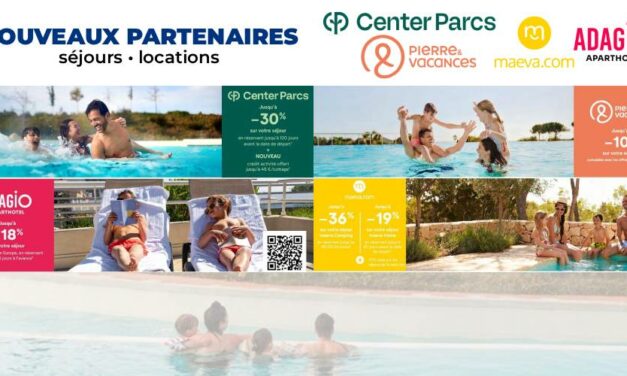 [NOUVEAUX PARTENAIRES!] CENTER PARCS, PIERRE & VACANCES, MAEVA, ADAGIO… vos remises APACE Loisirs pour l’été 2026