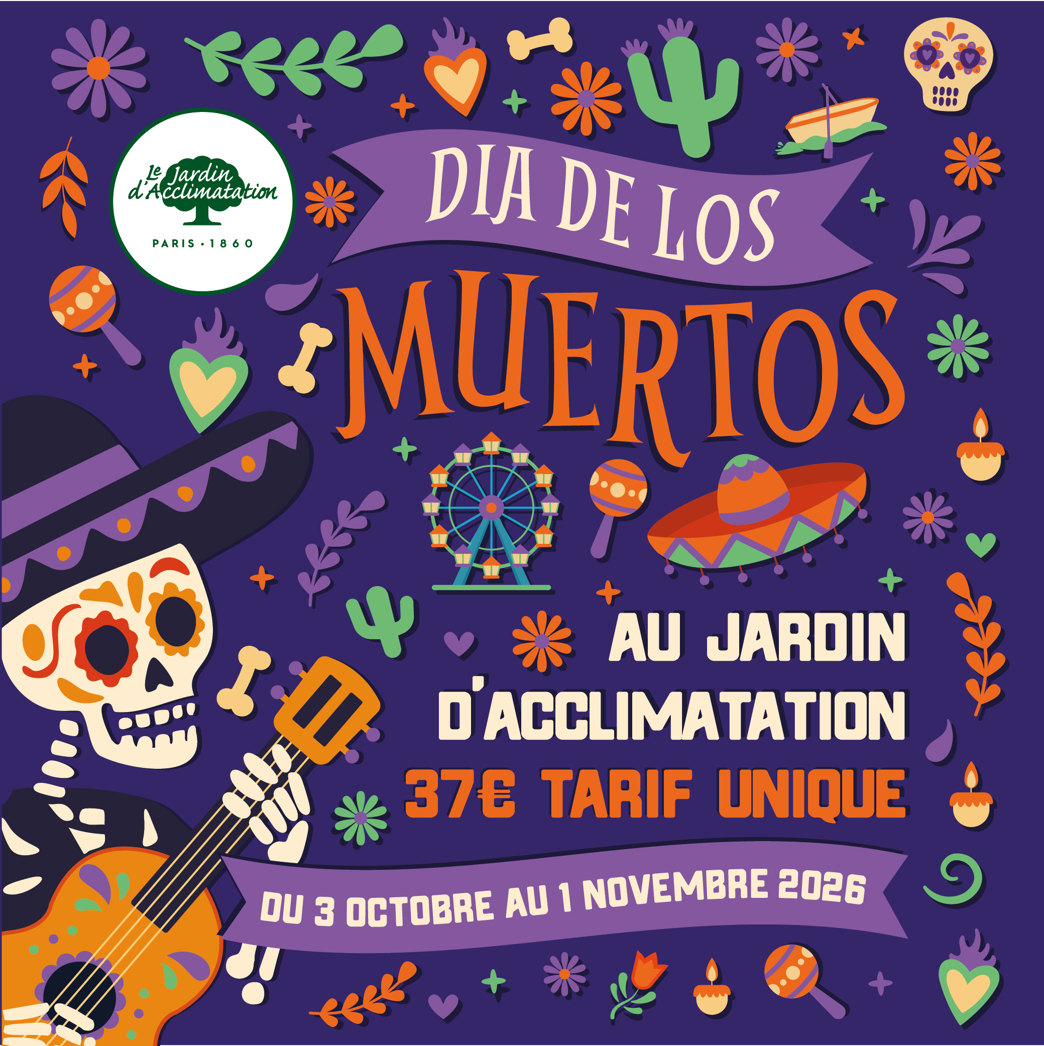 dia de los muertos halloween jardin acclimatation billetterie apace loisirs dia de los muertos halloween jardin acclimatation billetterie apace loisirs