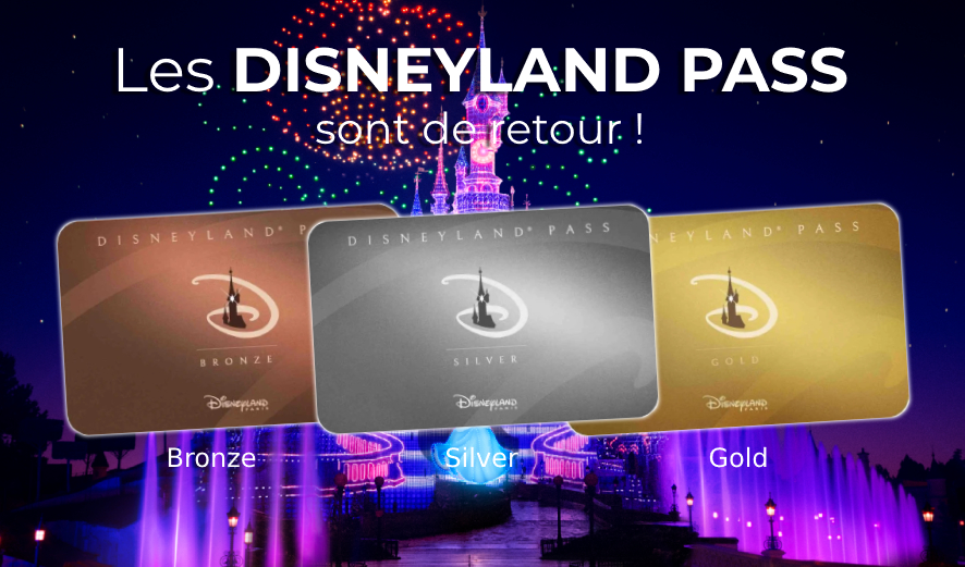Bronze, Silver, Gold: les nouveaux pass annuels Disneyland Paris sont là !