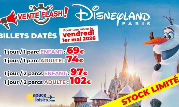 Passez le 1er mai chez Disney !