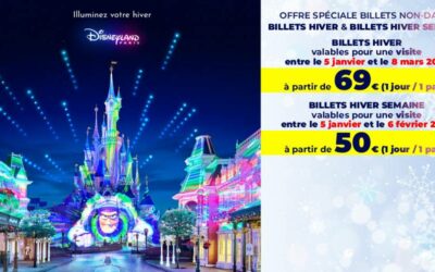 OFFRE SPÉCIALE : Billets Hiver Disneyland Paris