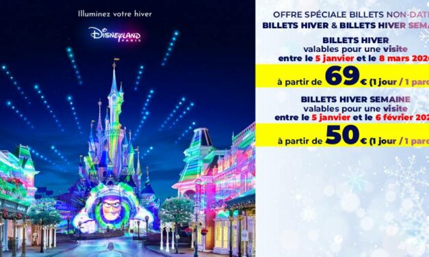 OFFRE SPÉCIALE : Billets Hiver Disneyland Paris