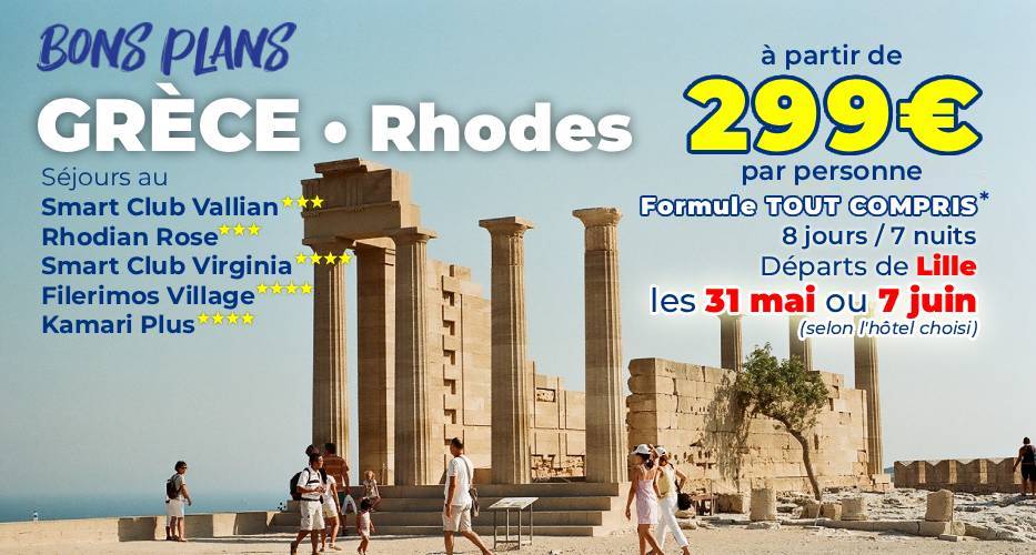 grèce rhodes promo apace loisirs