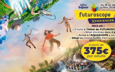 [TARIF EXCEPTIONNEL] Séjour au FUTUROSCOPE – du 11 au 14 juillet 2026