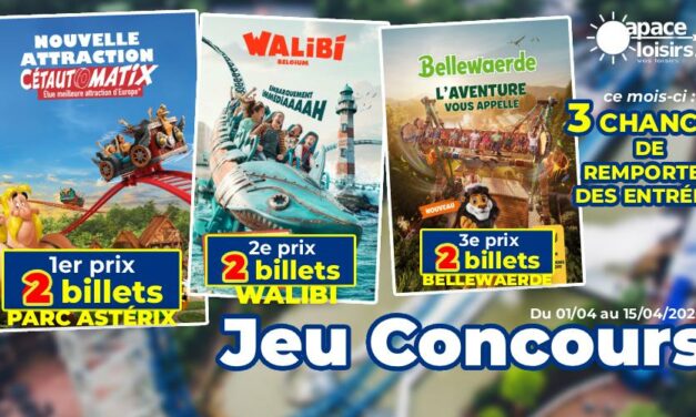 Le jeu concours d&rsquo;avril est lancé !