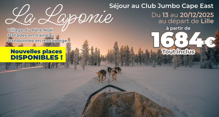 promo vacances laponie finlande avec apace loisirs