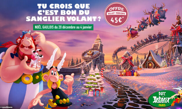 Noël Gaulois au PARC ASTERIX – 45€ au lieu de 55€