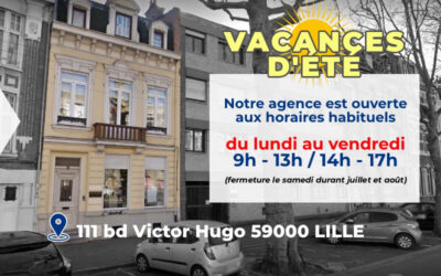 Horaires pour les vacances – Agence APACE Loisirs de Lille