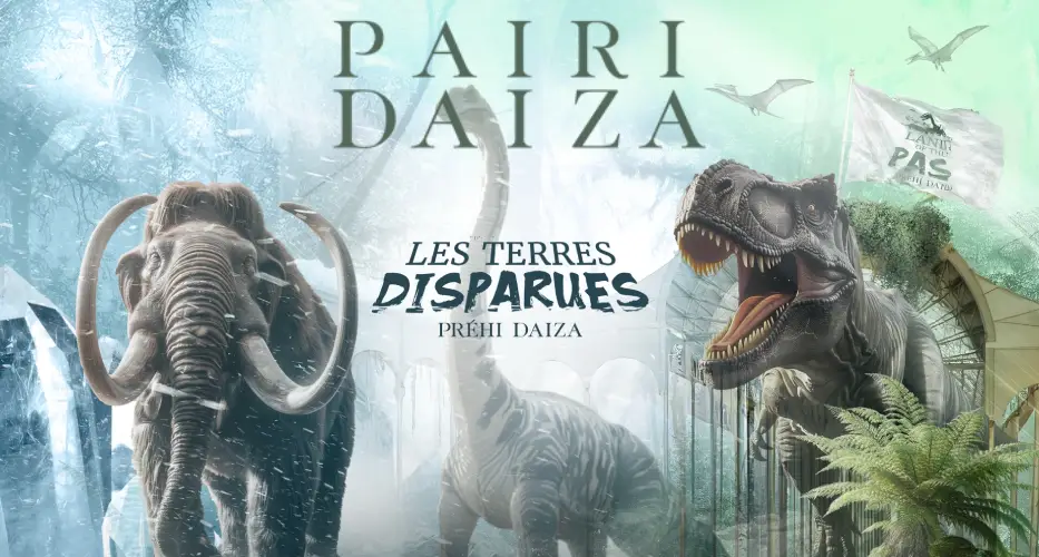 Pairi daiza les terres disparues, billetterie apace loisirs