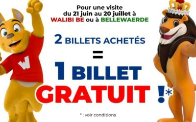 Super offre en vue pour WALIBI et BELLEWAERDE !