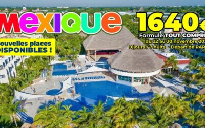 [COMPLET !]LE MEXIQUE – séjour au VIVA WYNDHAM MAYA du 22 au 29/11/2025