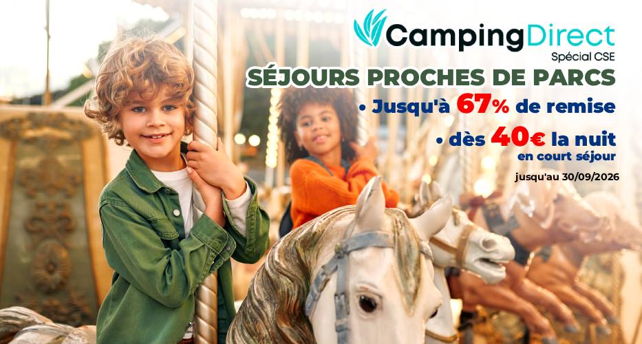 séjours proches parcs camping direct apace loisirs 2026
