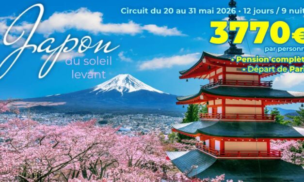 JAPON du Soleil Levant – Circuit du 20 au 31 mai 2026