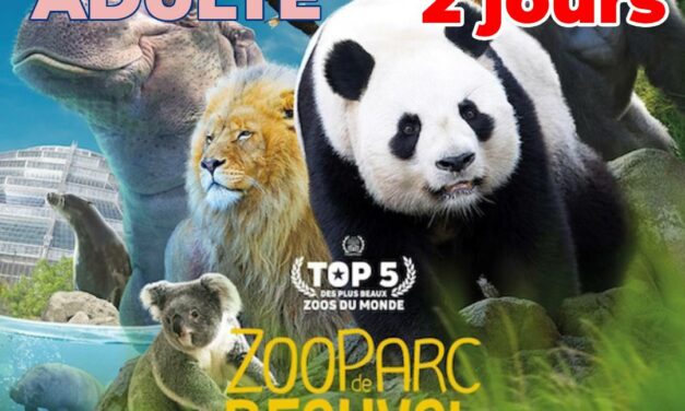 ZOO PARC DE BEAUVAL 2 jours non daté Adulte – E-Billet
