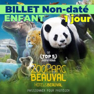 zoo beauval billet pas cher Apace Loisirs